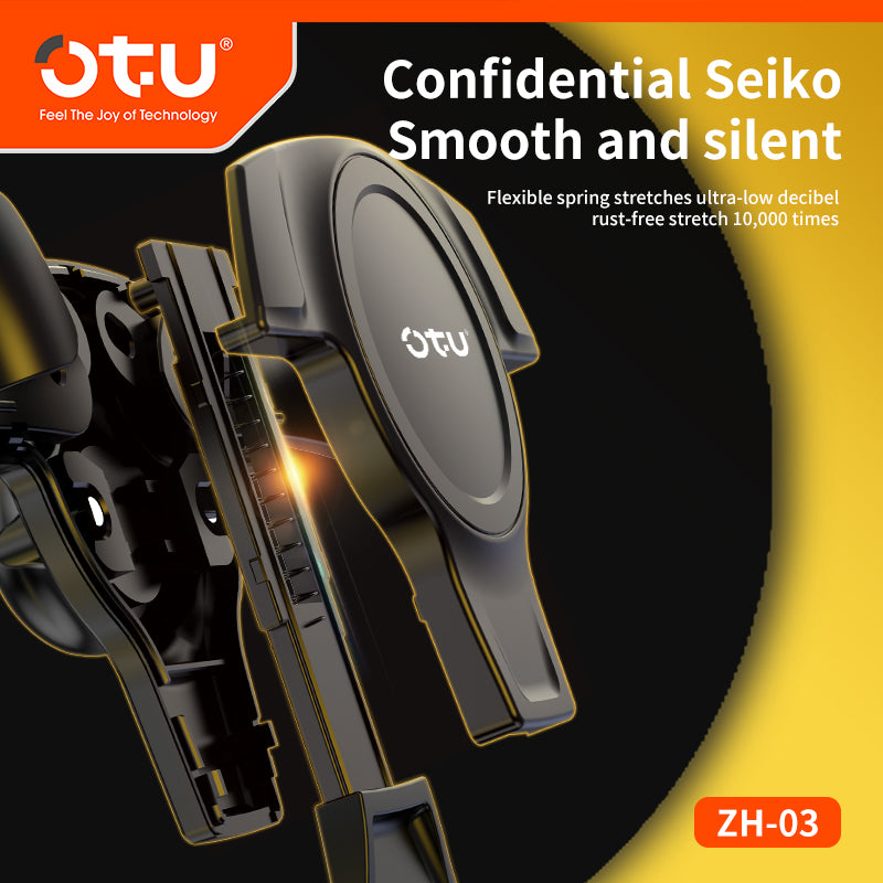 OTU ZH03 Universal Gravity Car Phone Holder - 360° Adjustable Vent Mount, Secure & Hands-Free for All Cars
