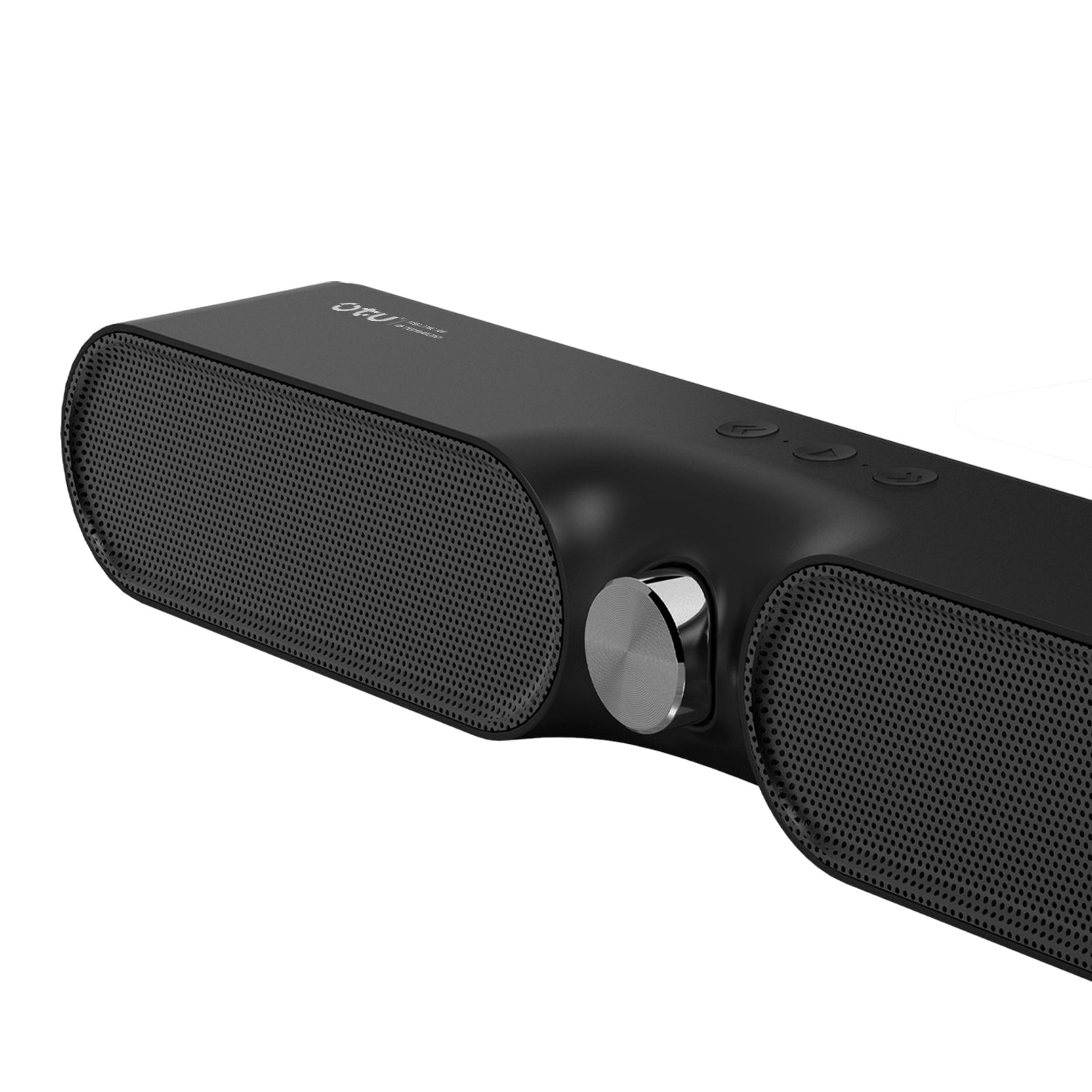 OTU BSO1 Portable Bluetooth Speaker with Deep Bass, 2000mAh Battery, 6-Hour Playtime, Wireless Subwoofer – Black