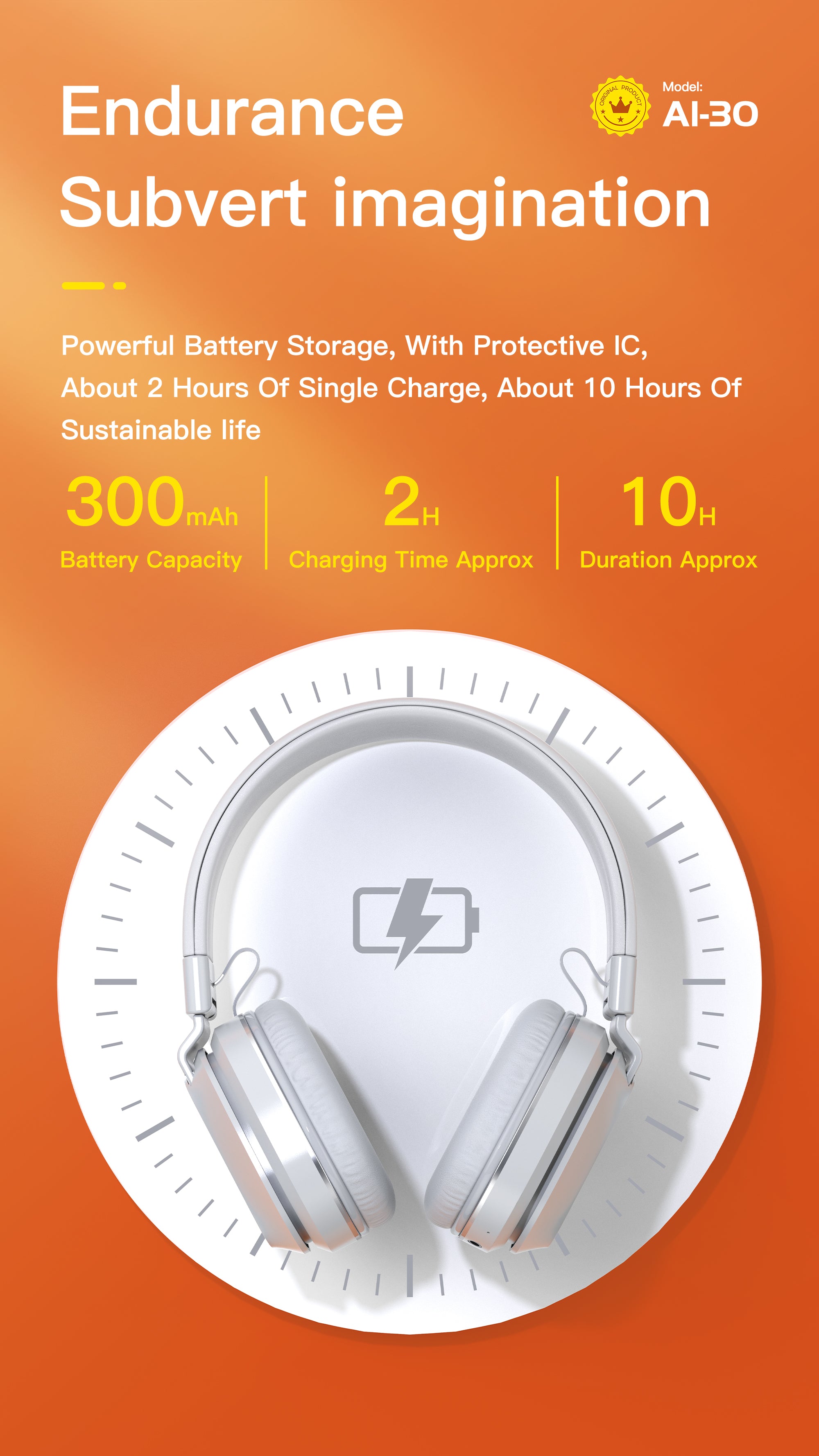 OTU Al-30 Wireless Earbuds - 10H Playtime, Smart Noise Cancellation, Bluetooth 5.1, Comfort Fit for Daily Use