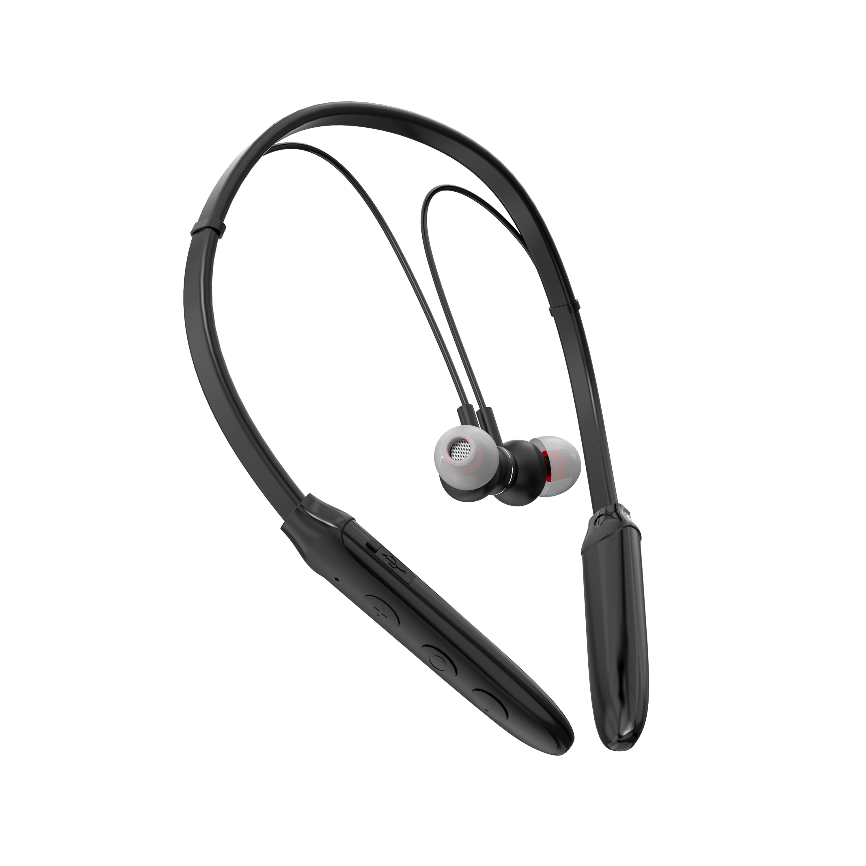 OTU AI06 Neckband Bluetooth Headphones, 8H Playback Sports Headset with HiFi Stereo, Secure Fit for Running and Workout