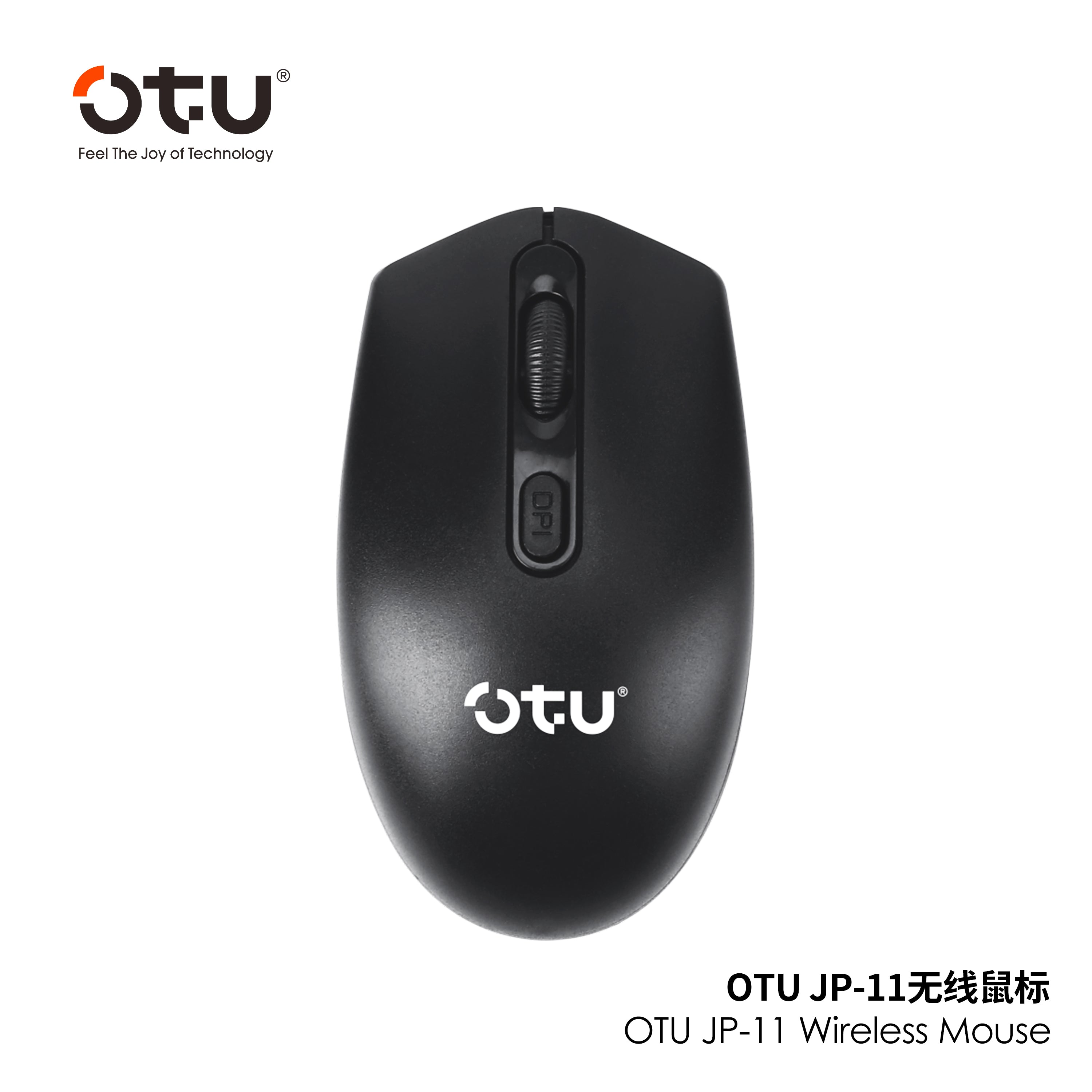 OTU JP-11 Wireless Keyboard with 104 Keys & Multimedia Shortcuts – 2.4G Plug & Play for Office & Gaming