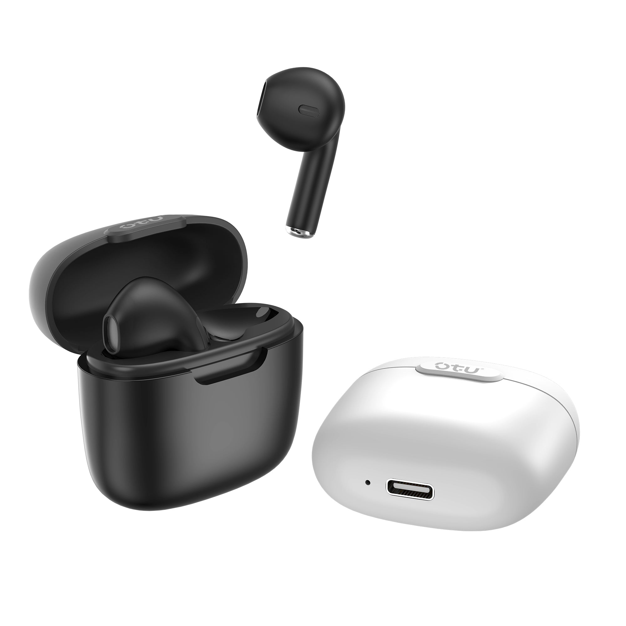 OTU AI-14 Noise Cancelling Earbuds - Bluetooth 5.1, Graphene Sound, 30H Playtime, Comfort Fit, Clear Calls