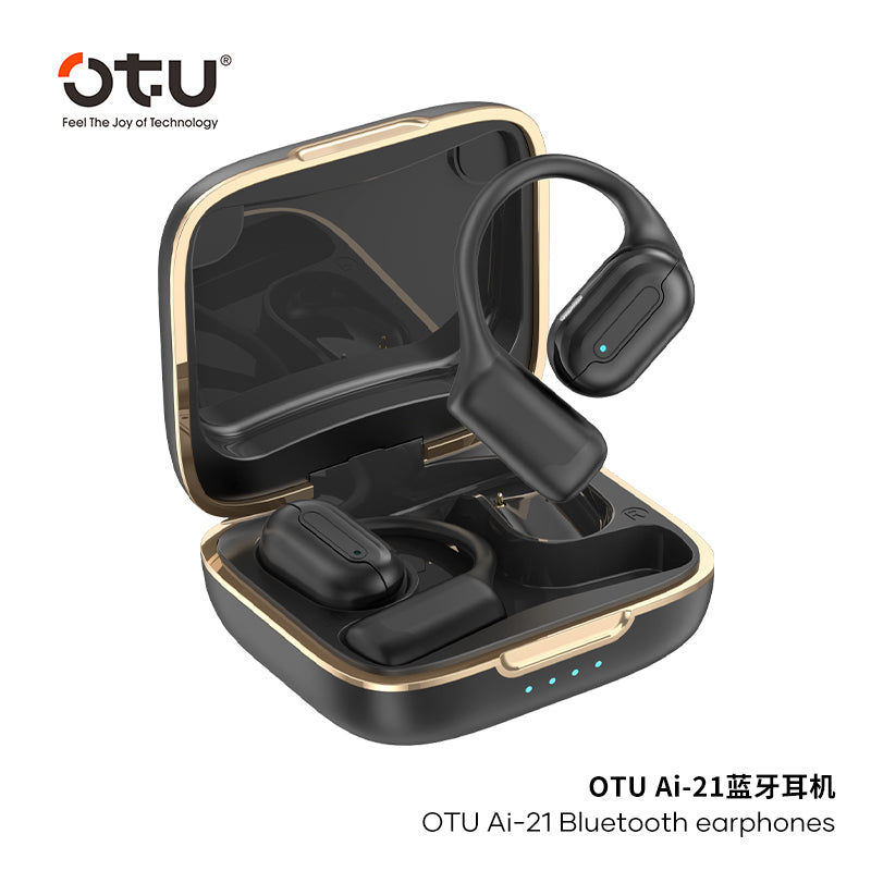 OTU AI-21 Wireless Earbuds - Bluetooth 5.3, 40H Battery, Dolby-Level Sound, Titanium Diaphragm, Cloud Comfort Fit