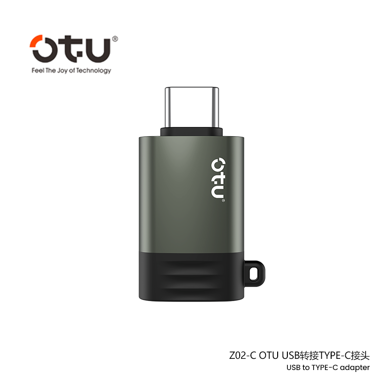 OTU Z02 Dual-Port OTG Adapter: Lightning/USB-C to USB 2.0 Converter | 200MB/s Transfer Speed, Aluminum Alloy Build, Plug & Play for Phones