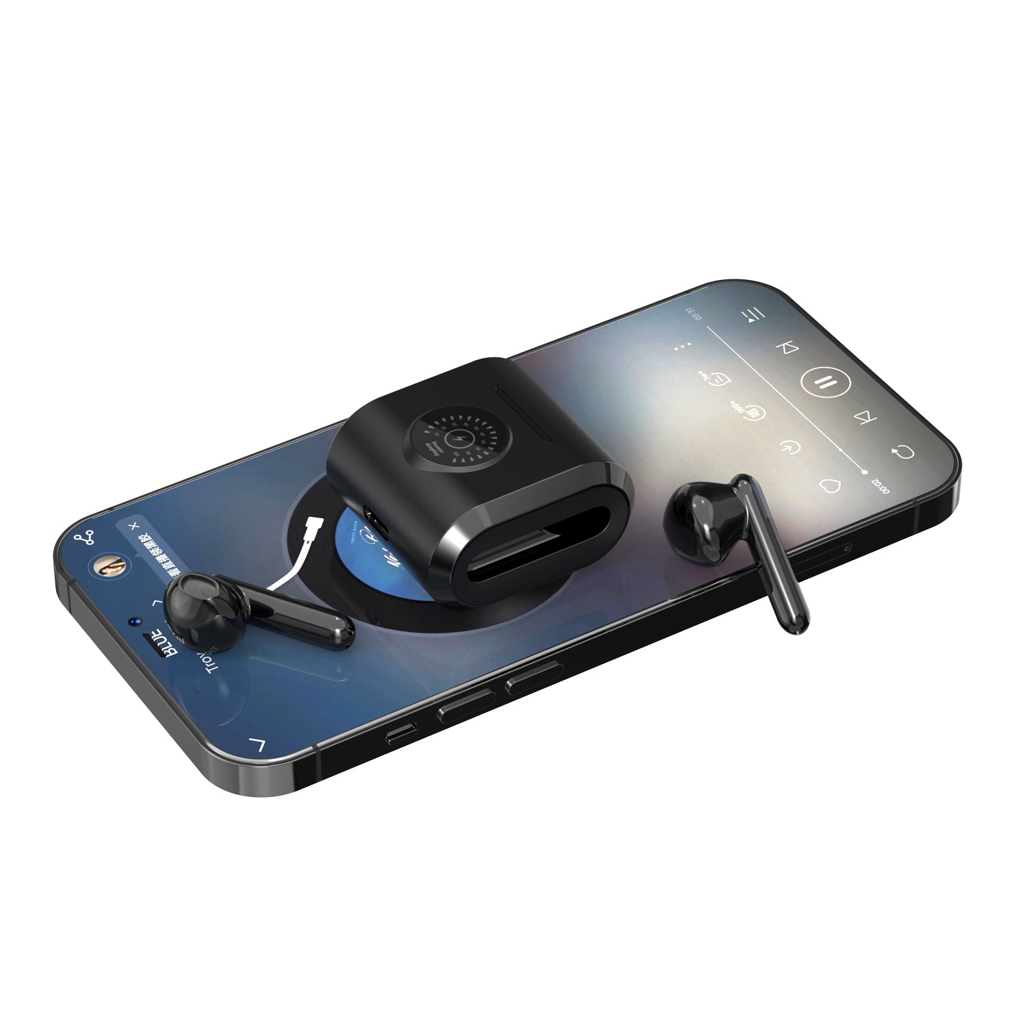 OTU Al-11 Wireless Earbuds - Bluetooth 5.1, Panoramic 3D Sound, Noise Reduction, 4H Talk, Auto Pairing