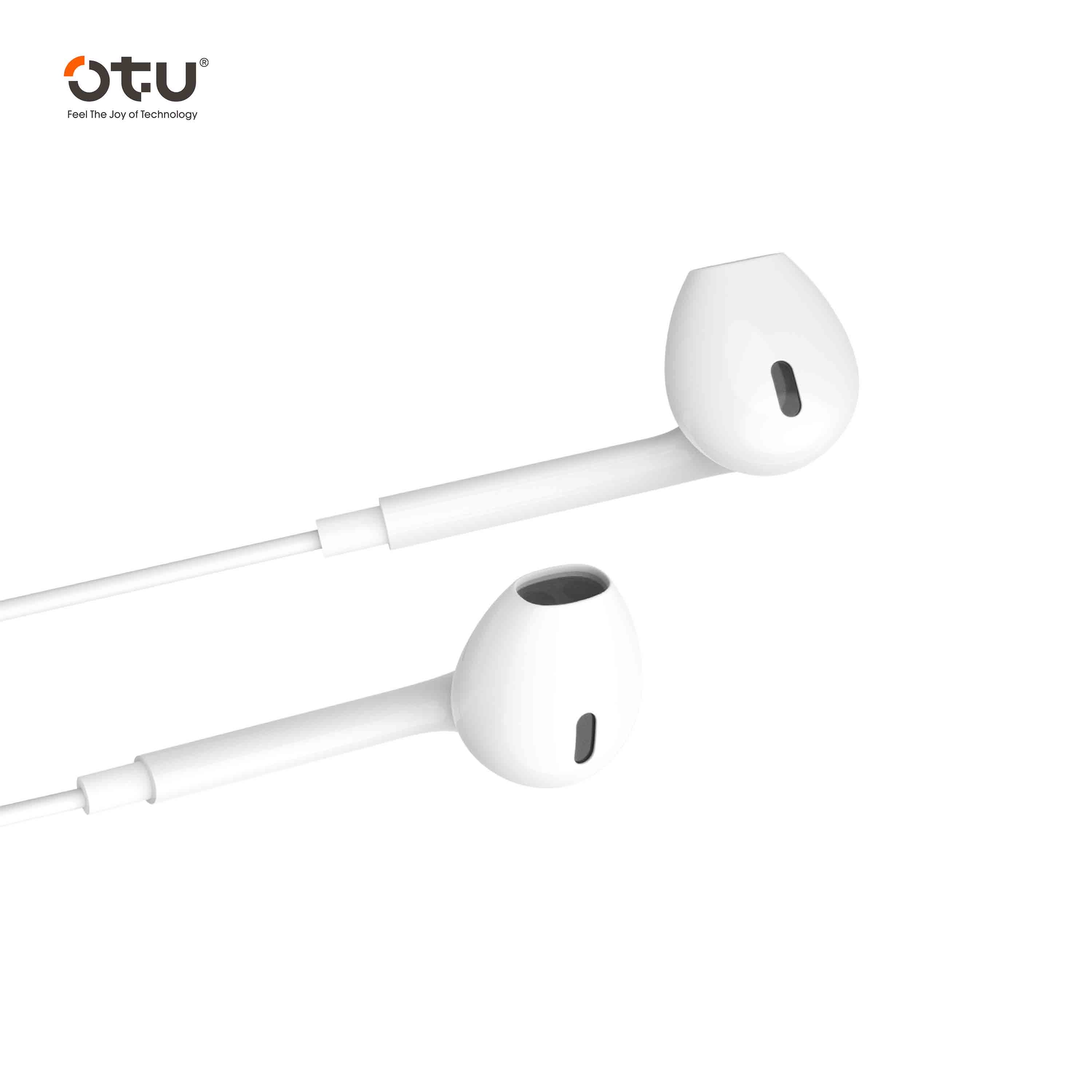 OTU HJ11 BEAR 7 Wired In-Ear Earphones – Hi-Fi Sound, Comfort Fit & Built-in Mic with Line Control