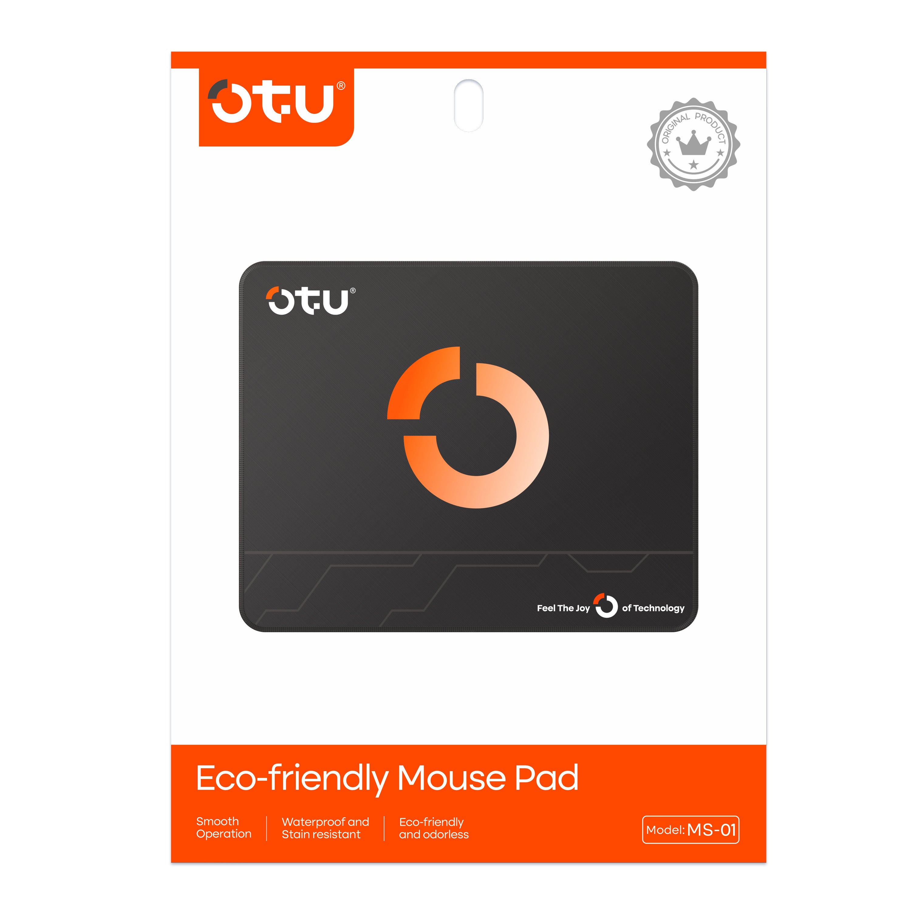 OTU MS01 Eco-Friendly Mouse Pad – 4mm Thick, Non-Slip, Waterproof, Odor-Free Gaming & Office Mousepad