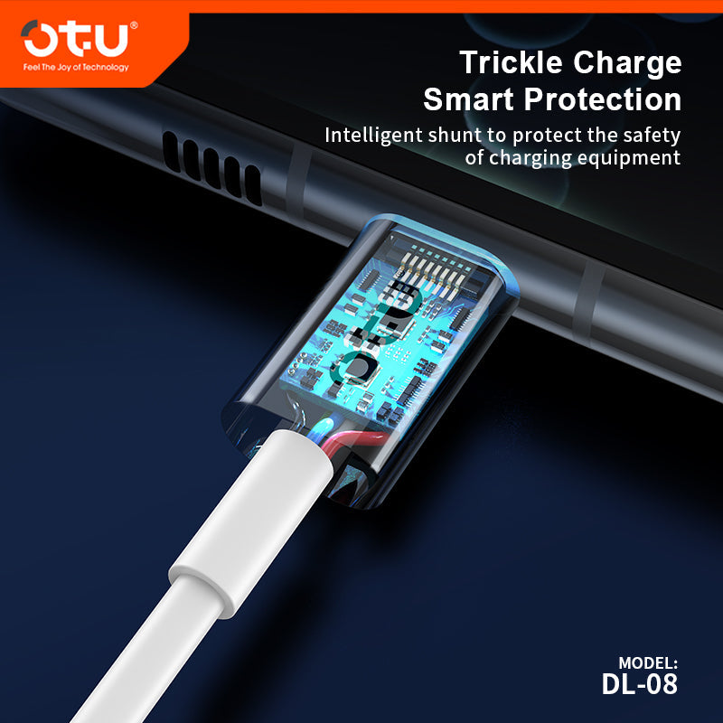 OTU DL08 60W Fast Charging & Data Cable - Universal USB-C Charger for Phone, Tablet, Laptop - Durable & Safe