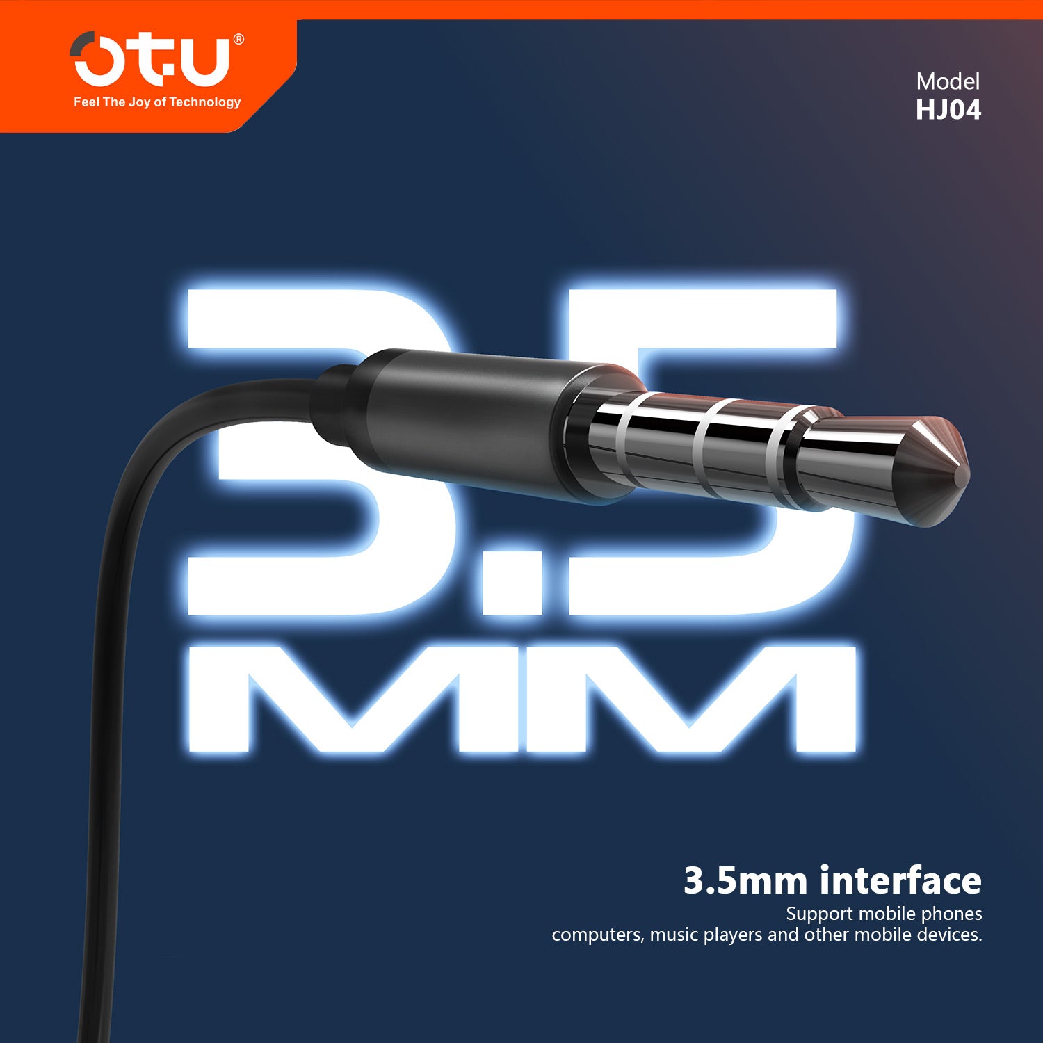 OTU HJ-04 Hi-Fi Wired Earbuds with Noise Cancellation – Metal Build, Clear Sound for Music & Calls