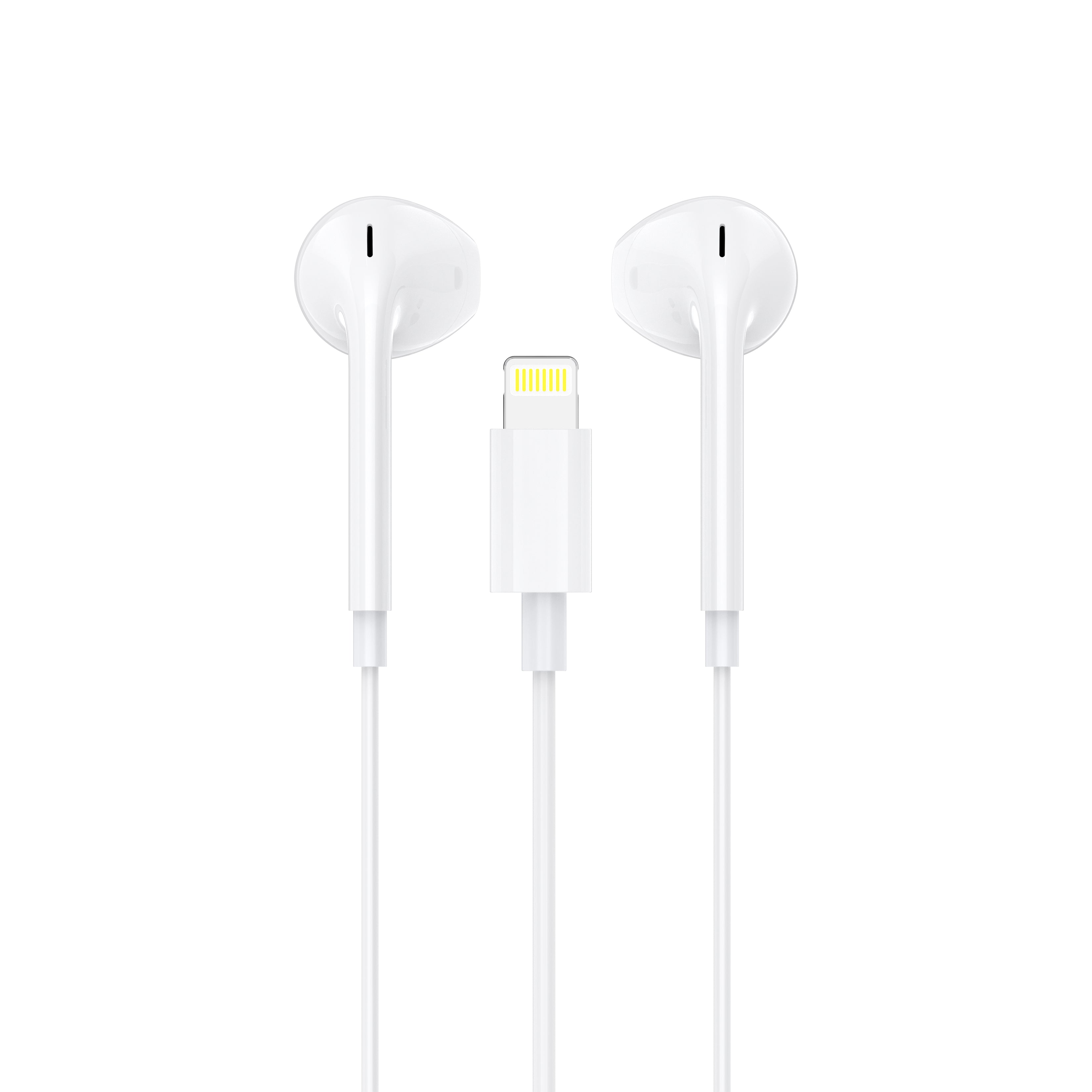 OTU HJ07 Premium Bass Wired Earbuds with Remote Control for iPhone/iPad — Noise Cancelling, Comfort Fit & Tangle-Free"