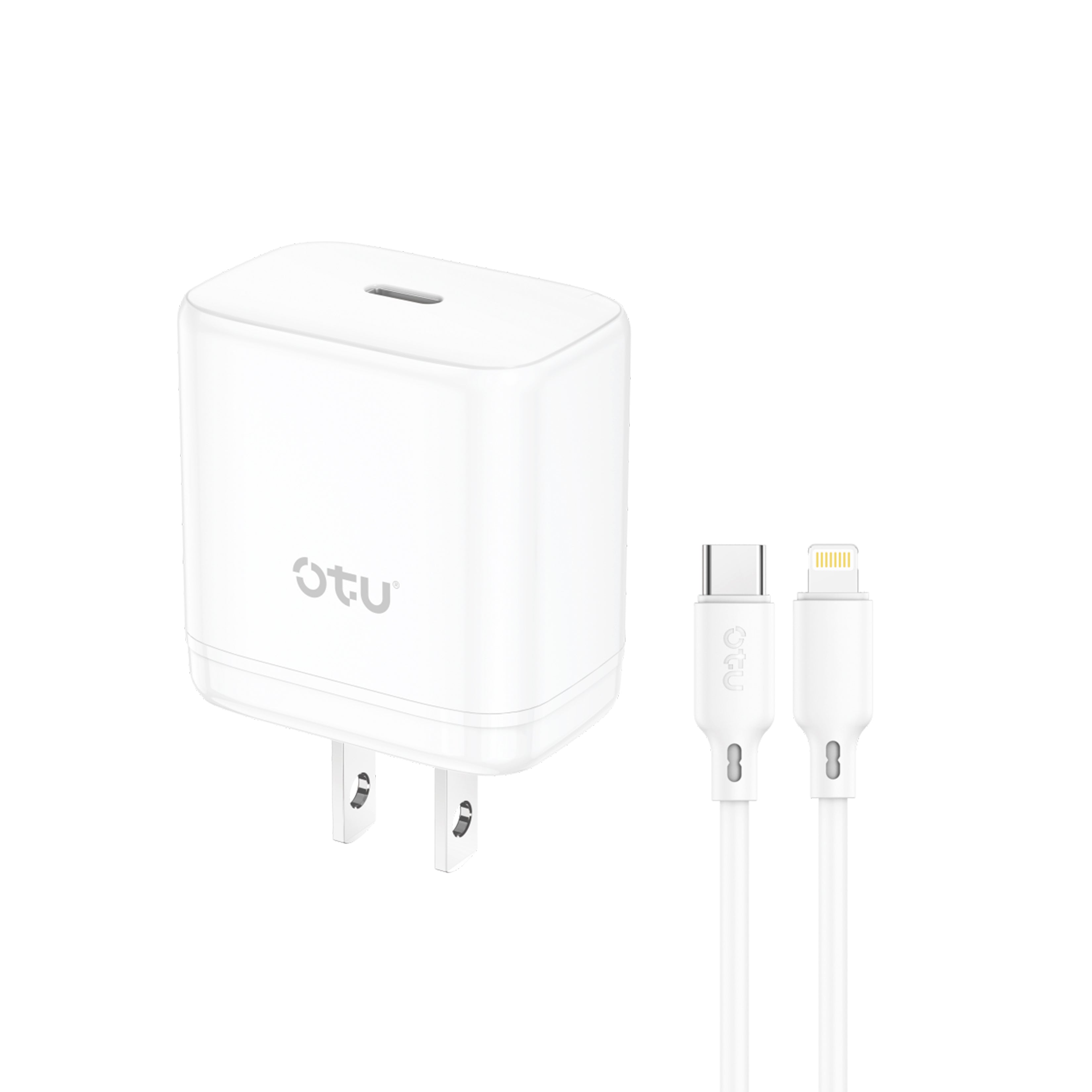 OTU MT06 GaNPro 30W PD Fast Charger Set with MFi Certified Cable – Cool, Safe Charging for phone