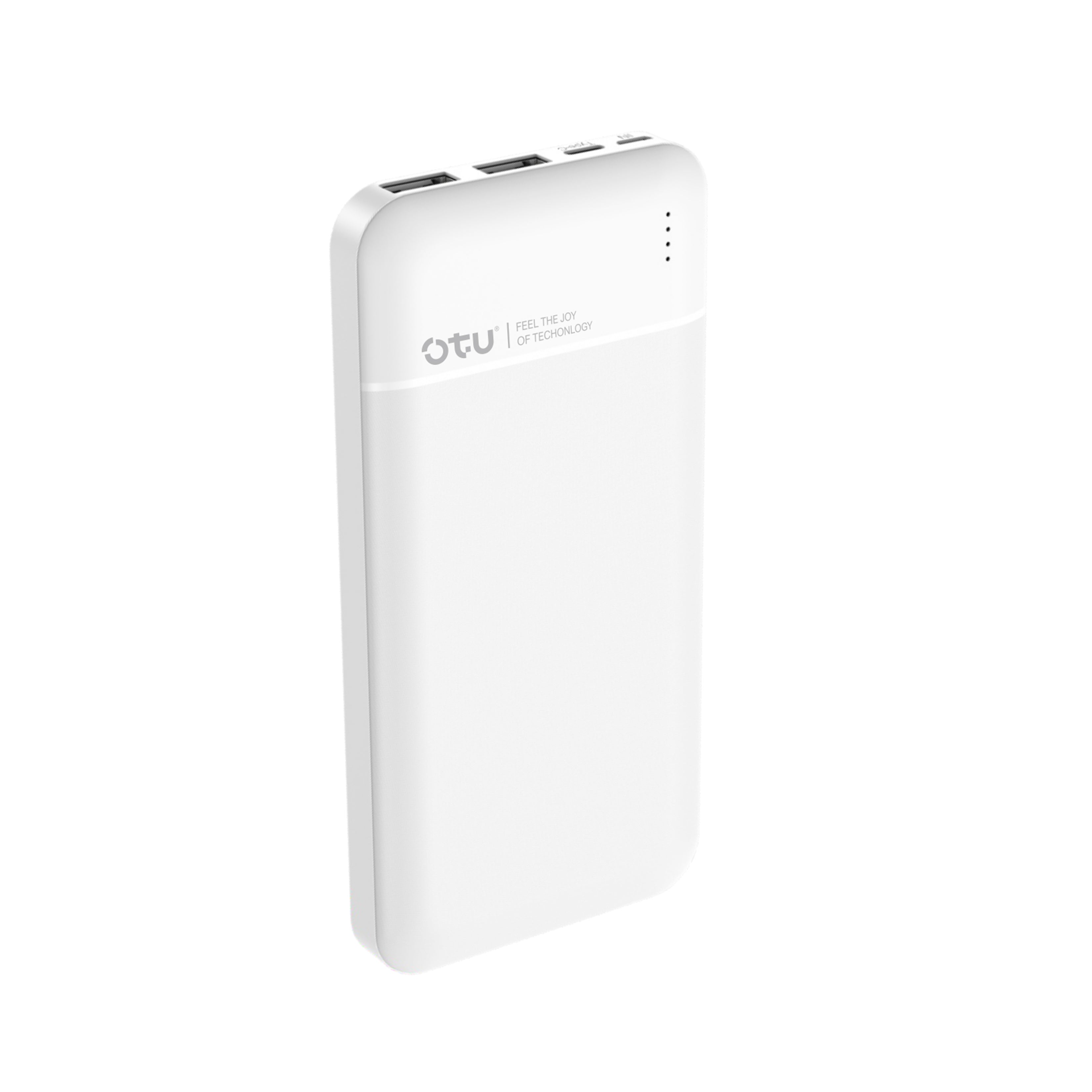 OTU PB201 20000mAh Ultra-Compact Portable Charger – Dual USB Output, High-Speed Power Bank for Phones & Devices