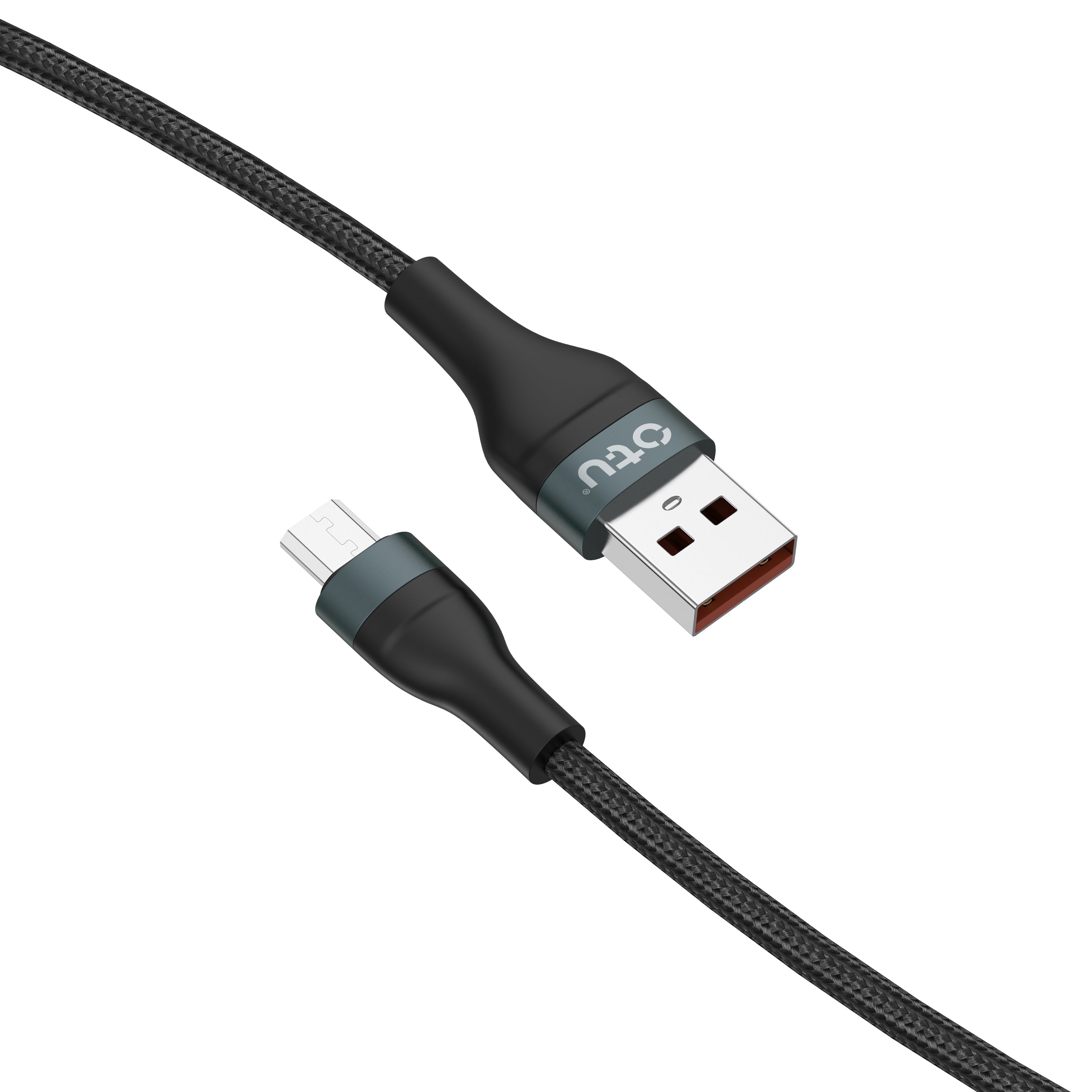 OTU DL20 5A Super Fast Charging Cable 1M  Nylon Braided USB Cable for Type-C, Lightning, Micro-USB - Data Sync & Rapid Charge