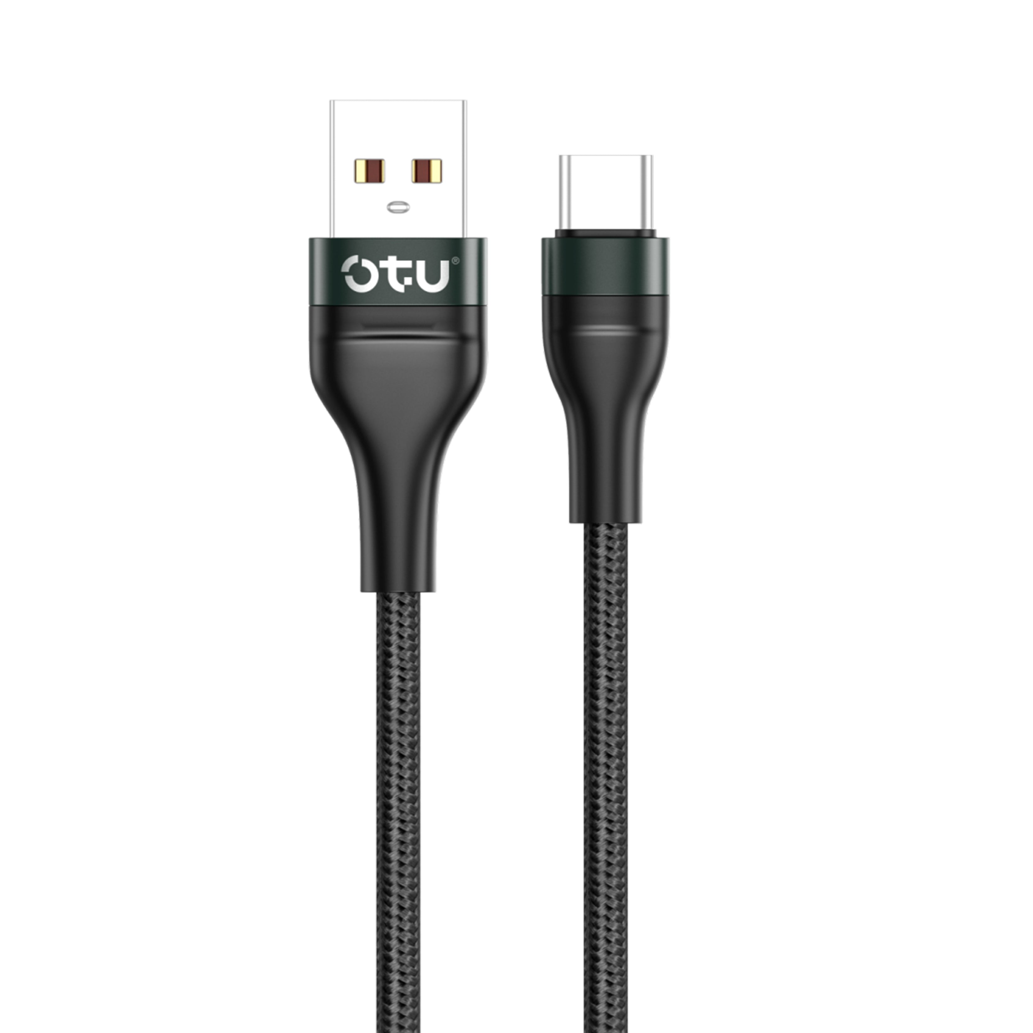 OTU DL202 5A Super Fast Charging Cable 2M Nylon Braided USB Cable for Type-C, Lightning, Micro-USB - Data Sync & Rapid Charge